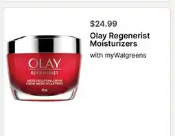 Walgreens Olay Regenerist Moisturizers offer