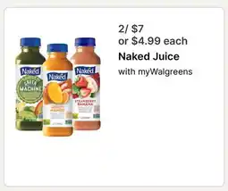 Walgreens Naked Juice offer