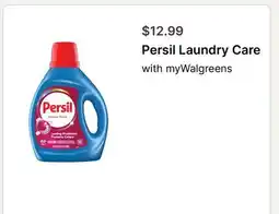 Walgreens Persil Laundry Care offer