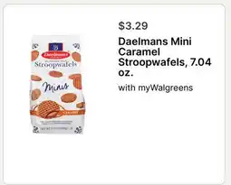 Walgreens Daelmans Mini Caramel Stroopwafels, 7.04 oz offer