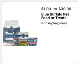 Walgreens Blue Buffalo Pet Food or Treats offer