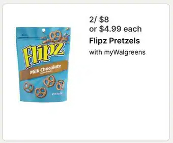 Walgreens Flipz Pretzels offer