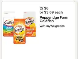 Walgreens Pepperidge Farm Goldfish offer