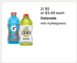 Walgreens Gatorade offer