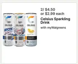 Walgreens Celsius Sparkling Drink offer