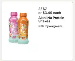 Walgreens Alani Nu Protein Shakes offer