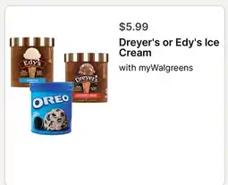 Walgreens Dreyer's or Edy's Ice Cream offer