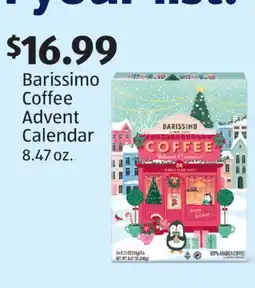 Aldi Barissimo Coffee Advent Calendar offer