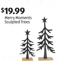 Aldi Merry Moments Sculpted Trees offer