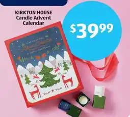 Aldi KIRKTON HOUSE Candle Advent Calendar offer