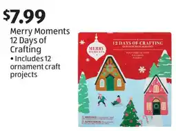 Aldi Merry Moments 12 Days of Crafting offer