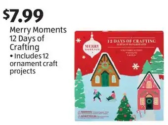 Aldi Merry Moments 12 Days of Crafting offer