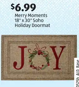 Aldi Merry Moments 18 x 30 Soho Holiday Doormat offer