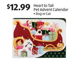 Aldi Heart to Tail Pet Advent Calendar offer