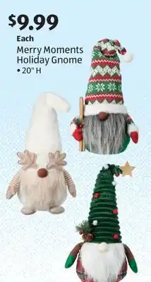 Aldi Merry Moments Holiday Gnome offer