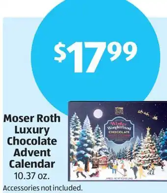 Aldi Moser Roth Luxury Chocolate Advent Calendar offer