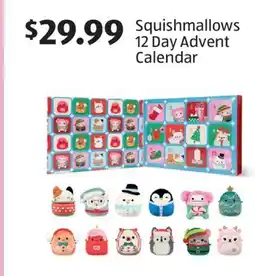 Aldi Squishmallows 12 Day Advent Calendar offer