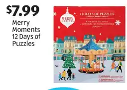 Aldi Merry Moments 12 Days of Puzzles offer