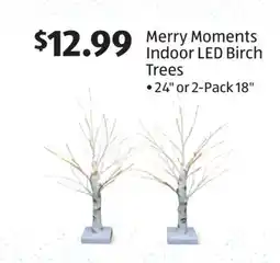 Aldi Merry Moments Indoor LED Birch Trees offer