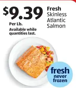 Aldi Fresh Skinless Atlantic Salmon offer