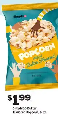 Grocery Outlet SimplyGO Butter Flavored Popcorn offer