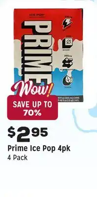 Grocery Outlet Ice Pop 4pk offer
