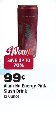 Grocery Outlet Pink Slush Drink offer