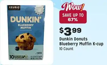 Grocery Outlet Blueberry Muffin K-cup offer