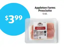 Aldi Appleton Farms Prosciutto offer