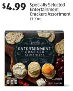 Aldi Specially Selected Entertainment Crackers Assortment offer
