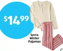 Aldi Serra Winter Pajamas offer
