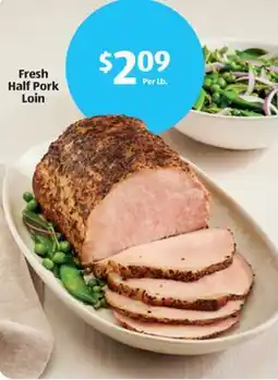 Aldi Fresh Half Pork Loin offer