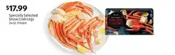 Aldi Specially Selected Snow Crab Legs offer