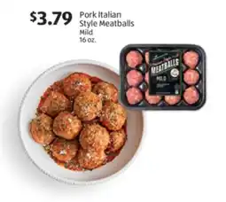 Aldi Pork Italian Style Meatballs Mild offer
