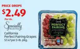 Aldi Specially SELECTED California Perfect Pairing Grapes offer