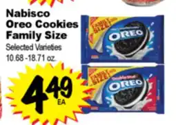 Superior Grocers Nabisco Oreo Cookies Family Size offer