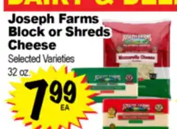 Superior Grocers Joseph Farms Block or Shreds Cheese offer