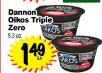 Superior Grocers Dannon Oikos Triple Zero offer