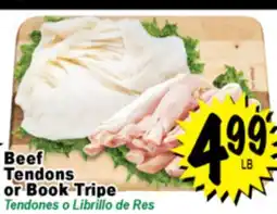 Superior Grocers Beef Tendons or Book Tripe offer