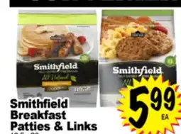 Superior Grocers Smithfield Breakfast Patties & Links offer