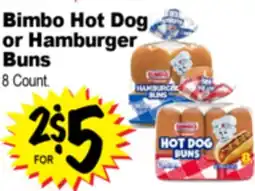 Superior Grocers Bimbo Hot Dog or Hamburger Buns offer