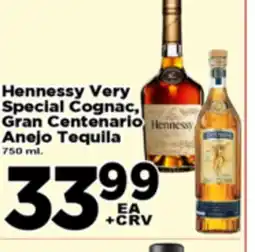 Superior Grocers Hennessy Very Special Cognac, Gran Centenario Anejo Tequila offer