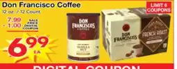 Superior Grocers Don Francisco Coffee offer
