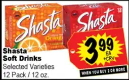 Superior Grocers Shasta Soft Drinks offer