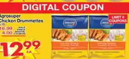 Superior Grocers Agrosuper Chicken Drummettes offer