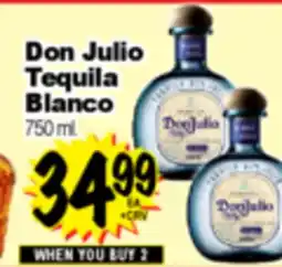 Superior Grocers Don Julio Tequila Blanco offer