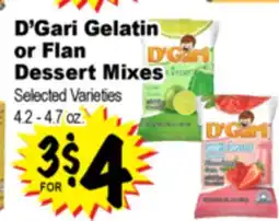 Superior Grocers D'Gari Gelatin or Flan Dessert offer