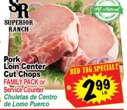 Superior Grocers Pork Loin Center Cut Chops offer