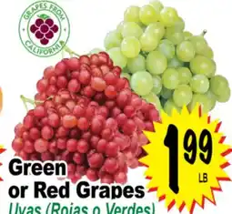 Superior Grocers Green or Red Grapes offer