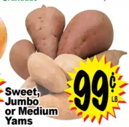Superior Grocers Sweet, Jumbo or Medium Yams offer